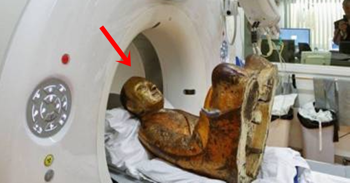 1100년 전 만들어진 불상 MRI 검사 결과 하자 나온 충격적인 결과