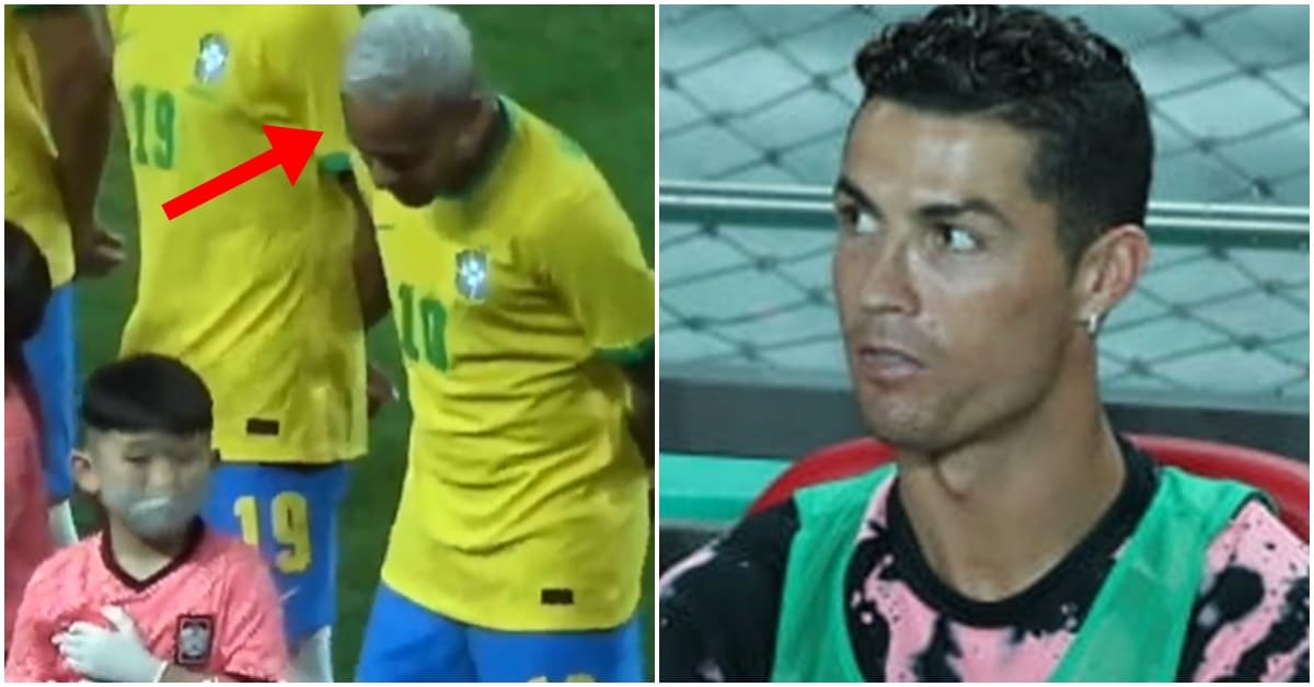 어제 한국 브라질 축구 모두를 뭉클하게 한 네이마르 행동 (+꼬마 반응)