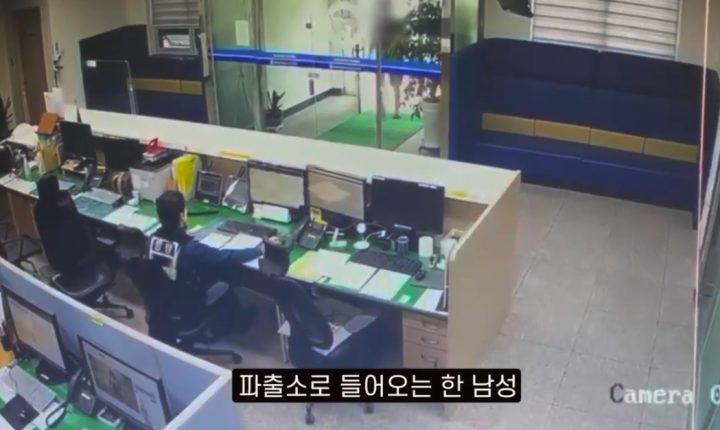 부산 사상경찰서 학장파출소 여경 길은경 순경흉기 남성 대응 CCTV 영상 공개