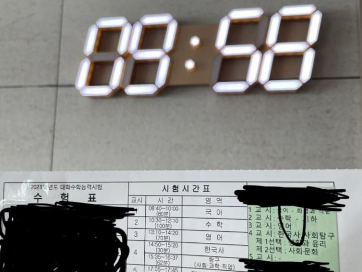 2023학년도 대학수학능력시험 중도 포에디터, 지각러 속출